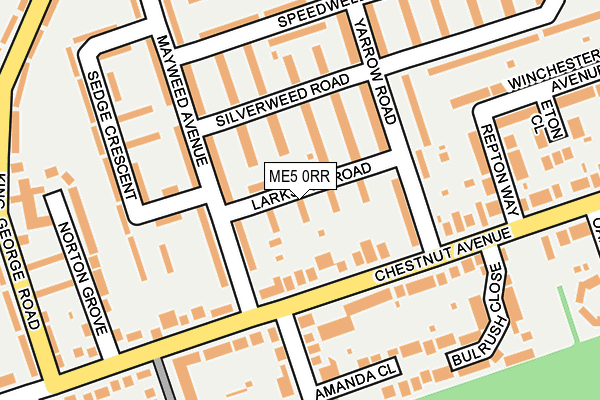 ME5 0RR map - OS OpenMap – Local (Ordnance Survey)