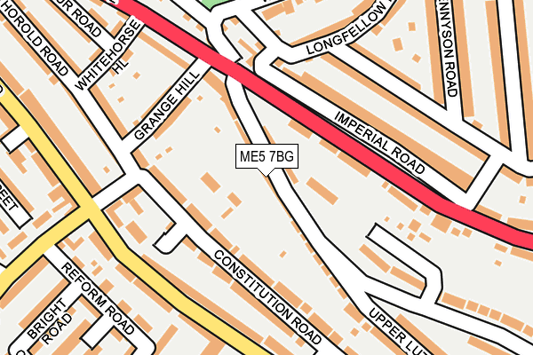 ME5 7BG map - OS OpenMap – Local (Ordnance Survey)