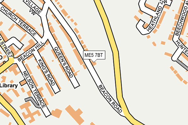 ME5 7BT map - OS OpenMap – Local (Ordnance Survey)