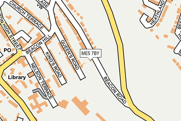 ME5 7BY map - OS OpenMap – Local (Ordnance Survey)