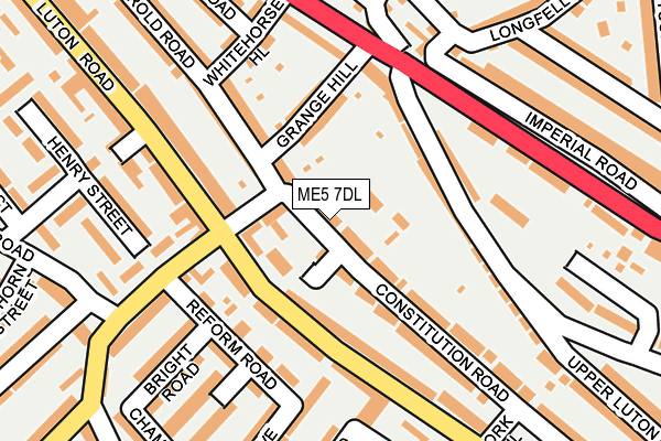 ME5 7DL map - OS OpenMap – Local (Ordnance Survey)