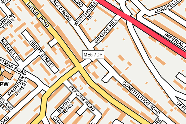 ME5 7DP map - OS OpenMap – Local (Ordnance Survey)