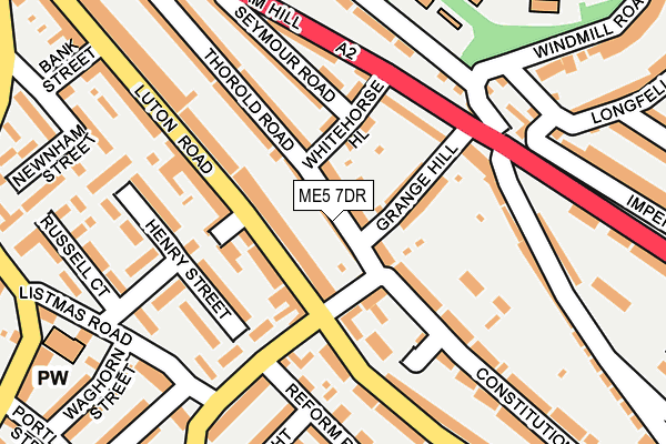 ME5 7DR map - OS OpenMap – Local (Ordnance Survey)