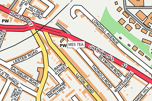 ME5 7EA map - OS OpenMap – Local (Ordnance Survey)