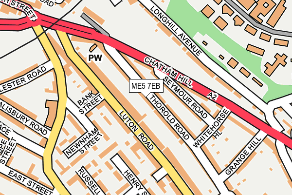 ME5 7EB map - OS OpenMap – Local (Ordnance Survey)