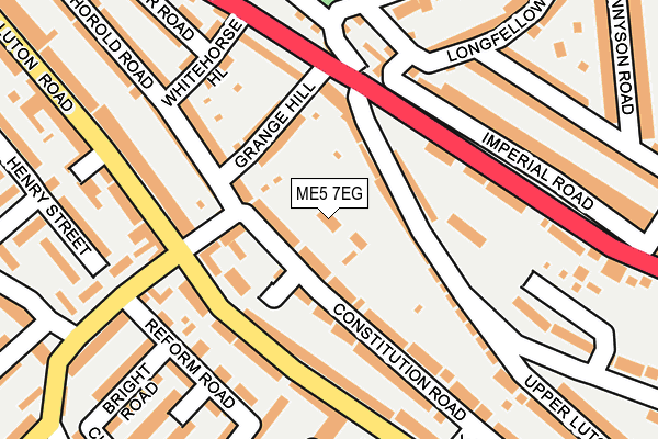 ME5 7EG map - OS OpenMap – Local (Ordnance Survey)