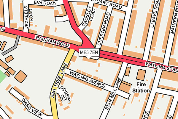 ME5 7EN map - OS OpenMap – Local (Ordnance Survey)