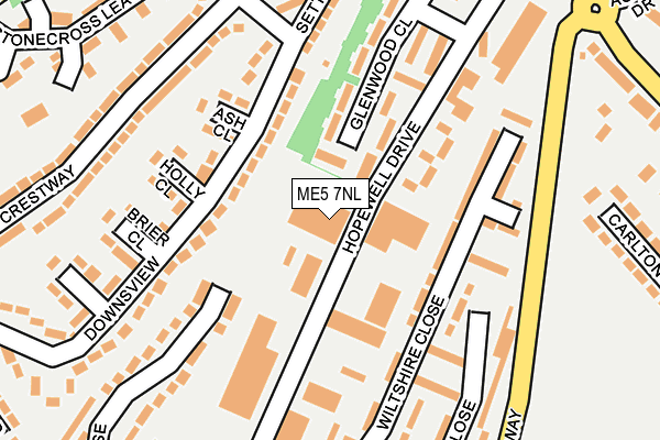 ME5 7NL map - OS OpenMap – Local (Ordnance Survey)