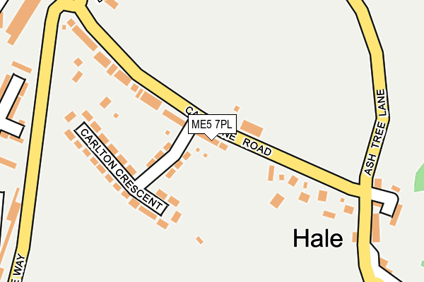 ME5 7PL map - OS OpenMap – Local (Ordnance Survey)