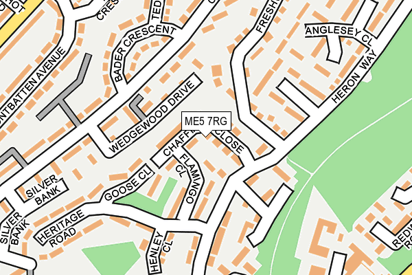 ME5 7RG map - OS OpenMap – Local (Ordnance Survey)
