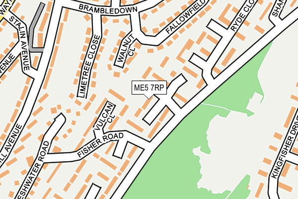 ME5 7RP map - OS OpenMap – Local (Ordnance Survey)