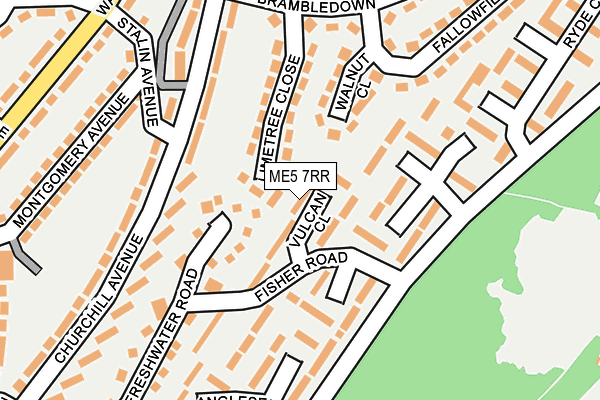 ME5 7RR map - OS OpenMap – Local (Ordnance Survey)