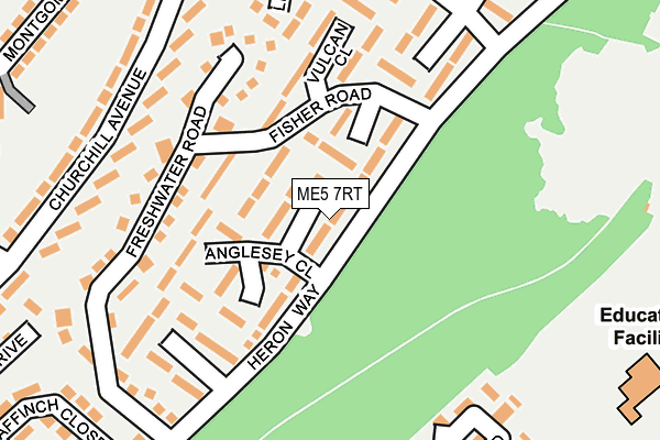 ME5 7RT map - OS OpenMap – Local (Ordnance Survey)