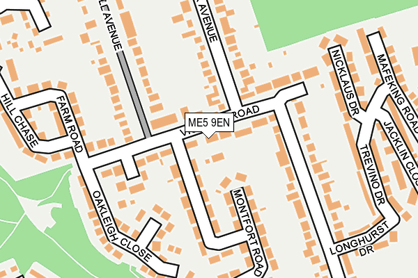 ME5 9EN map - OS OpenMap – Local (Ordnance Survey)