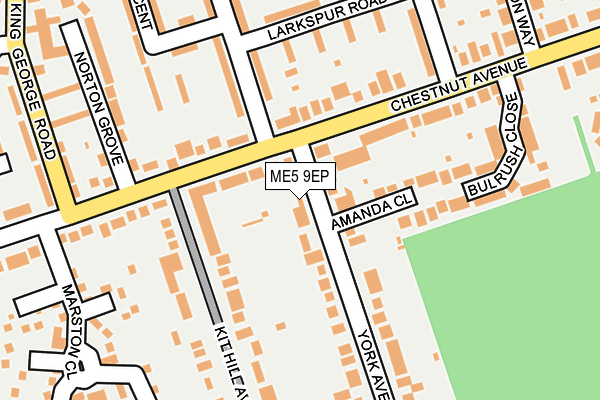 ME5 9EP map - OS OpenMap – Local (Ordnance Survey)