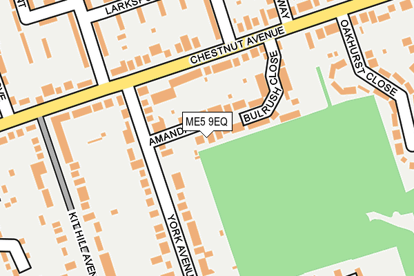 ME5 9EQ map - OS OpenMap – Local (Ordnance Survey)