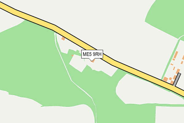 ME5 9RH map - OS OpenMap – Local (Ordnance Survey)
