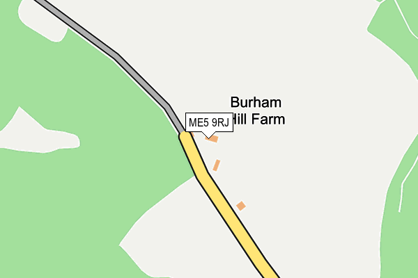 ME5 9RJ map - OS OpenMap – Local (Ordnance Survey)