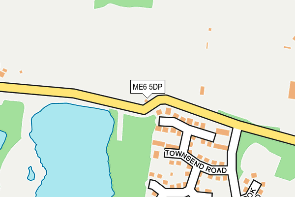 ME6 5DP map - OS OpenMap – Local (Ordnance Survey)