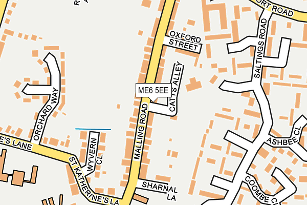 ME6 5EE map - OS OpenMap – Local (Ordnance Survey)