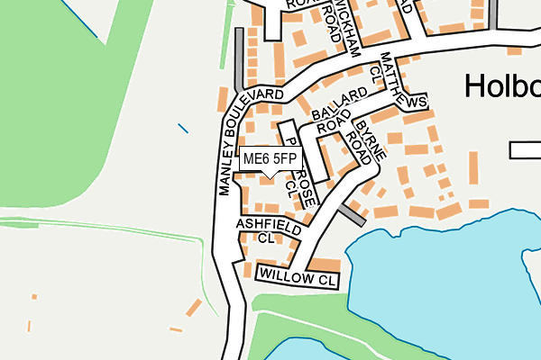 ME6 5FP map - OS OpenMap – Local (Ordnance Survey)
