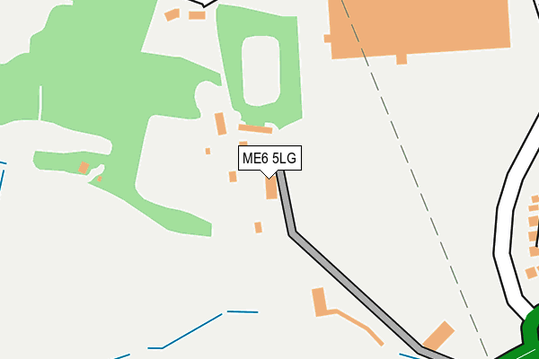 ME6 5LG map - OS OpenMap – Local (Ordnance Survey)