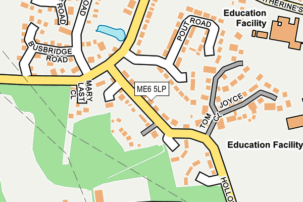 ME6 5LP map - OS OpenMap – Local (Ordnance Survey)