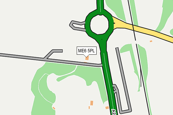 ME6 5PL map - OS OpenMap – Local (Ordnance Survey)
