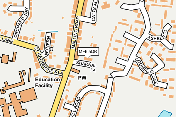 ME6 5QR map - OS OpenMap – Local (Ordnance Survey)