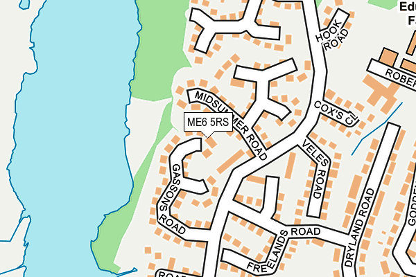 ME6 5RS map - OS OpenMap – Local (Ordnance Survey)