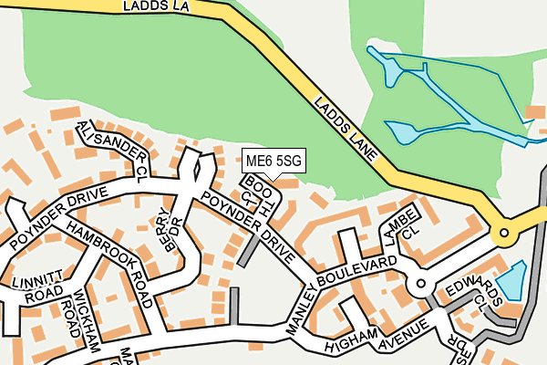 ME6 5SG map - OS OpenMap – Local (Ordnance Survey)