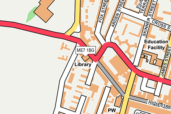 ME7 1BG map - OS OpenMap – Local (Ordnance Survey)