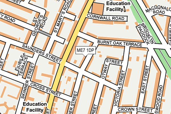 ME7 1DP map - OS OpenMap – Local (Ordnance Survey)