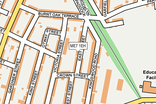 ME7 1EH map - OS OpenMap – Local (Ordnance Survey)