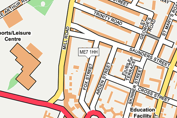 ME7 1HH map - OS OpenMap – Local (Ordnance Survey)