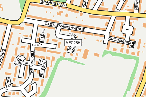 ME7 2BH map - OS OpenMap – Local (Ordnance Survey)