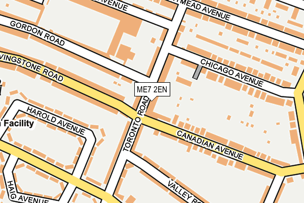 ME7 2EN map - OS OpenMap – Local (Ordnance Survey)