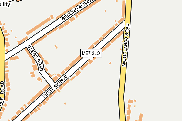 ME7 2LQ map - OS OpenMap – Local (Ordnance Survey)