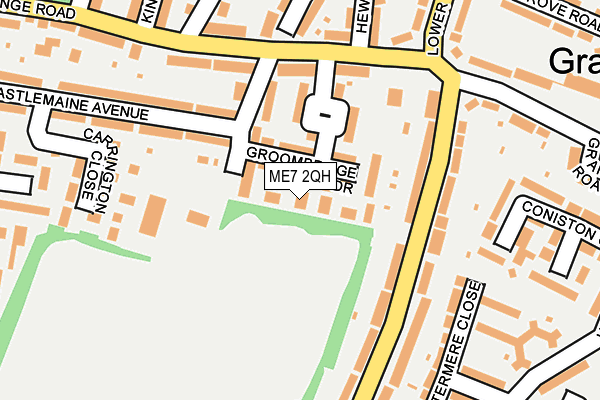 ME7 2QH map - OS OpenMap – Local (Ordnance Survey)