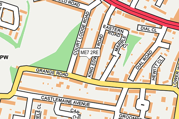 ME7 2RE map - OS OpenMap – Local (Ordnance Survey)