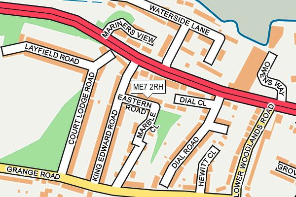 ME7 2RH map - OS OpenMap – Local (Ordnance Survey)