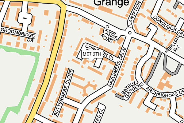 ME7 2TH map - OS OpenMap – Local (Ordnance Survey)