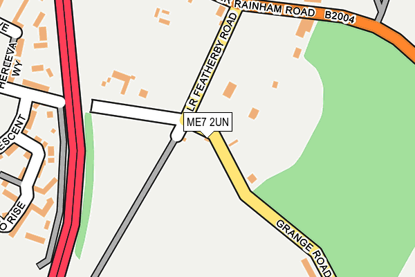 ME7 2UN map - OS OpenMap – Local (Ordnance Survey)