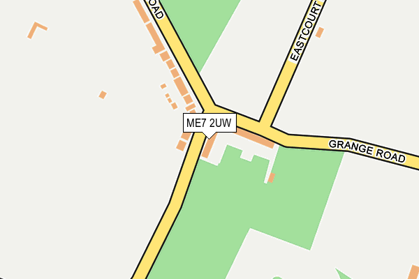 ME7 2UW map - OS OpenMap – Local (Ordnance Survey)