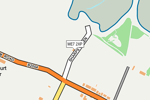 ME7 2XP map - OS OpenMap – Local (Ordnance Survey)