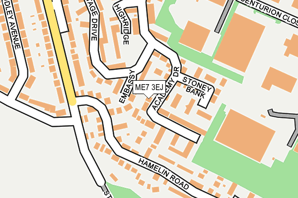 ME7 3EJ map - OS OpenMap – Local (Ordnance Survey)