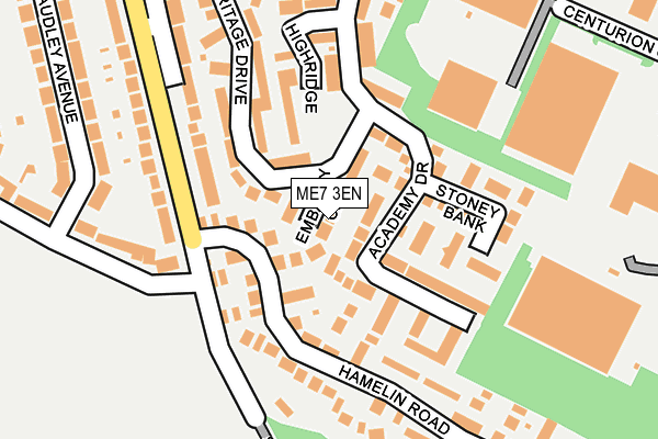 ME7 3EN map - OS OpenMap – Local (Ordnance Survey)