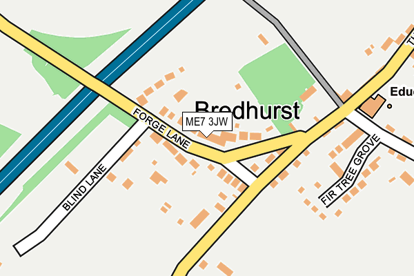 Map of BREDHURST GARAGES LIMITED at local scale