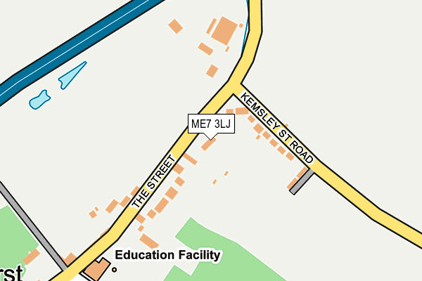 ME7 3LJ map - OS OpenMap – Local (Ordnance Survey)