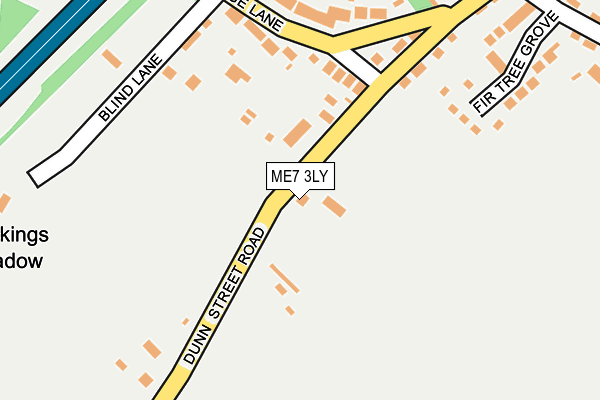 ME7 3LY map - OS OpenMap – Local (Ordnance Survey)